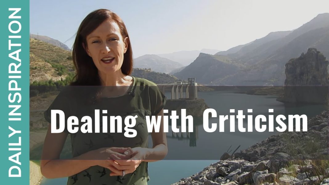 dealing with criticism