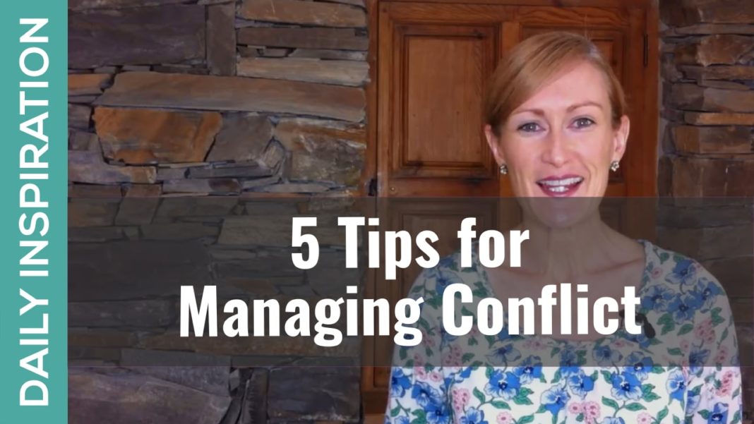 tips for managing conflict