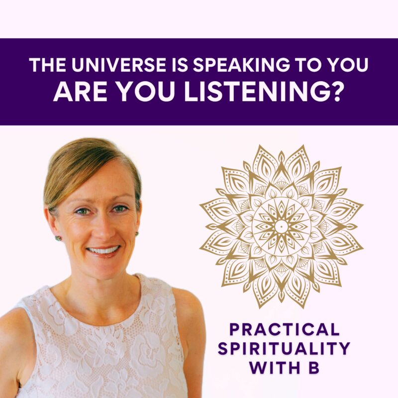 universe is speaking to you