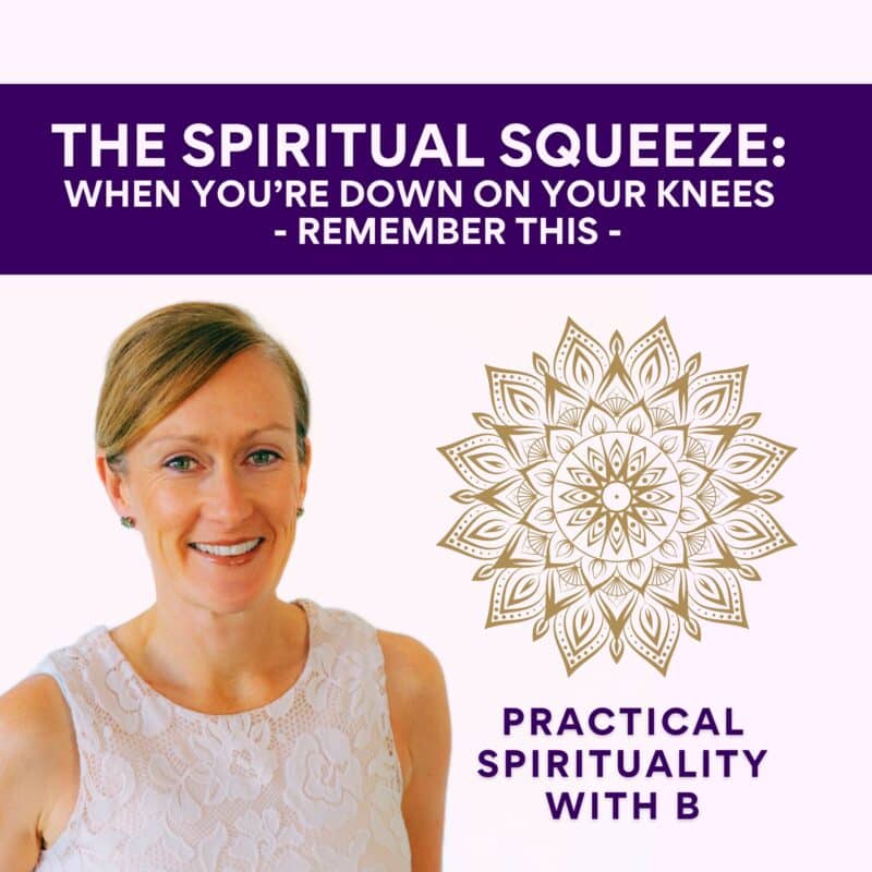 down on your knees spiritual squeeze